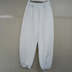 白ジョガー トレーニング ズボン