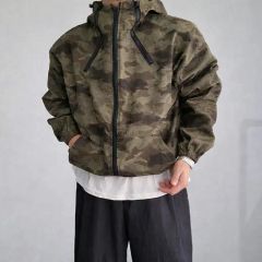 00s old uniqlo nylon shell jacket camo - メルカリ
