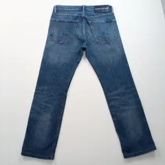 Calvin Klein カルバン・クライン デニムパンツ サイズ29 スリム ダメージデニム レディース A3004