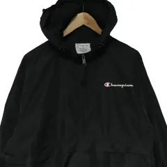 チャンピオン 黒 Anorak（アノラック） ウィンドブレーカーのサムネイル