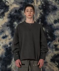 Rosen Kreuz】 ribbed damage knit - メルカリ
