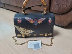 GUCCI オッティリア バンブー パイソン ショルダーバッグ 蝶 蜂 限定