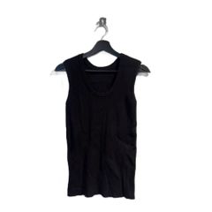 ANN DEMEULEMEESTER ブラック タンクトップ - メルカリ