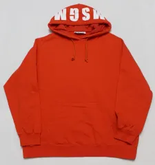 MSGM メンズ 100 適度 オーバーサイズ フーディー Tシャツ / J02のサムネイル