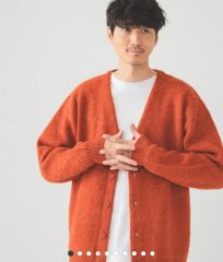 美品】S.F.C モヘアカーディガン マスタード - メルカリ