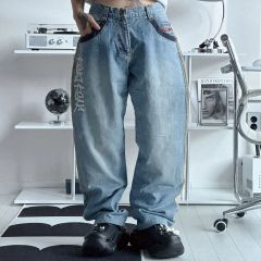 9090 バルーンパンツ デニム アイスブルー - メルカリ