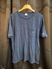 L1131】 Champion リバースウィーブTシャツ サイズM インディゴ - メルカリ