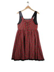 トゥララ y2k 姫系 姫ギャル フェアリーグランジ チェック リボン