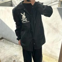 FUCT SSDD コーチジャケット デスバニー S ブラック ワッペン 黒 
