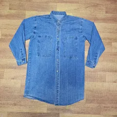 ヴィンテージ UNKNOWN ロングデニムシャツ (100 Free! サイズ)のサムネイル