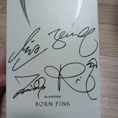 BLACKPINK サイン入り アルバム BORN PINK