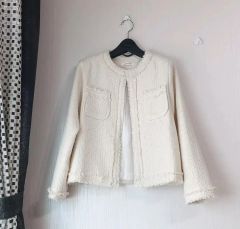 美品 Demi-LuxeBEAMS ファンシーツイードジャケット 38 ビームス
