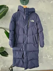THE NORTH FACE ザノースフェイス ダウンジャケット ロング丈 XS (実寸 M) 新品同様