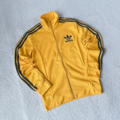adidas トラックジャケット イエロー L 喧嘩独学 - メルカリ