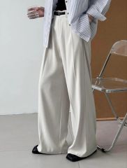 美品】OzzCroce オッズクローチェ サスペンダー付 クロップドパンツ 黒