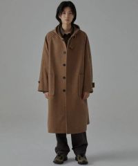 Dulcamara メルトンダッフルロングコート0 テラコッタ - メルカリ