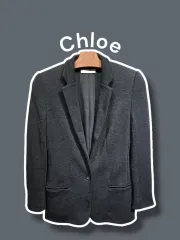 36/ Chloe クロエ レディース ワンボタン ウールジャケット /1029のサムネイル