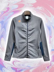 85/ DESCENTE デサント レディース トラックジャージ ジップアップ ジャケット /46
