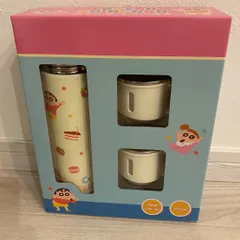 クレヨンしんちゃん ステンレスボトル＋カップ2個セット 450ml