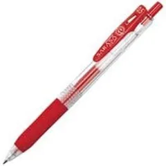 (業務用5セット) ZEBRA ゼブラ ボールペン サラサクリップ 〔0.5mm/赤〕 10本入り ゲルインク ノック式 JJ15-R