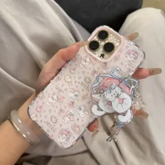 スマホケース 耐衝撃 ストラップ付き　ワイヤレス対応 レンズ保護 キティ柄アイフォン 可愛い 人気 おしゃれ 多機種対応 アップル 携帯カバー ソフトケース　iphone17ケース 15/14/11多機種対応