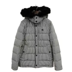 バーバリーブラックレーベル BURBERRY BLACK LABEL 3way ギンガムチェック ダウン ジャケット ベスト L ブラック系のサムネイル