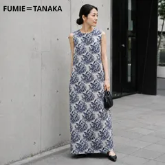 FUMIE ＝ TANAKA フミエタナカ 25ss  JOURNAL STANDARD L'ESSAGE  2025SS フラワージャガードワンピースサイズ１ S ~ M 相当 花柄 ノースリーブ ロング丈 マキシ丈 定価約5,7万円 タグ付き未使用品のサムネイル