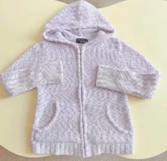 ムードブリッジ セシルマクビー WHO ジップアップフーディー PURPLE パープル ポンポン フード ギャル服 ライトパープル