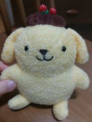 レア ポムポムプリン ぬいぐるみ レトロ 3色 平成 - メルカリ