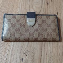 GUCCI オールドグッチ GG GGスプリーム 長財布 PVC 財布 レザー - メルカリ