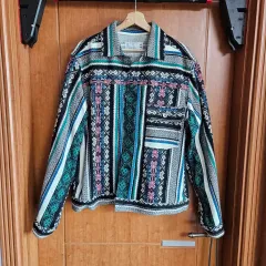 サカイ ジャカード ニット マルチ パータン ジャケット 4のサムネイル