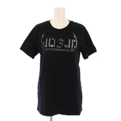 ディーゼル DIESEL Tシャツ カットソー 半袖 クルーネック ロゴ ワンカラー S 黒 ブラック /BB