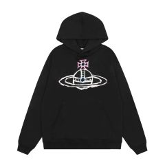 P&Y パーカー ブラック パープル 刺繍ロゴ - メルカリ