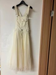 美品♡ナイルパーチ♡ピアノちゃんジャンスカ♡リボン襟トップス