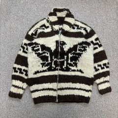 OBEY ニットカーディガン フェイスデザイン - メルカリ