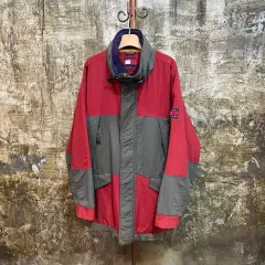 90s ヴィンテージ Tommy Hilfiger トミーヒルフィガー ツートン オーバーサイズ ジャケット