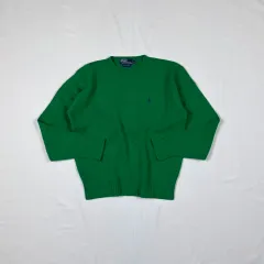 90s ポロラルフローレン ポニー ロゴ ウール ニット