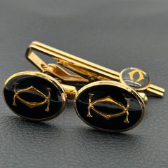 B5834【アンティーク】カルチェ ネクタイピン&カフス | Mercari
