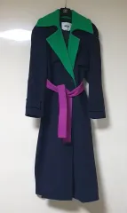 100万円以上 MSGM 20 COLOR BLOCK ベルト付き ダブル コート 38のサムネイル