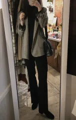 ブラウン 基本 ウール ブレザー