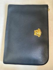 グレンロイヤル】黒 レザー クラッチバッグ ゴールド金具 - メルカリ