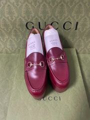 新品未使用】GUCCI マイクログッチシマ スリッポン 36 1/2ボルドー 