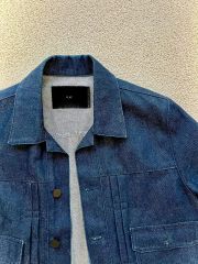 美品A.P.C. ダークブルー カジュアルジャケット デニム - メルカリ