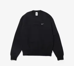 (2XL) NIKE ナイキ NRG ソロ スウッシュ クルー フリース ブラック 白