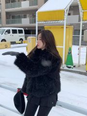 山田涼介さん着用】LOEWE アナグラムロゴ モヘヤ混ウールマフラー