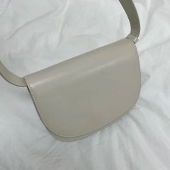 美品】ANAYI ハーフムーン ショルダーバッグ 本革 2WAYウエストポーチ 