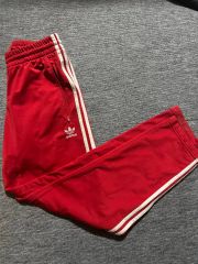 アディダス トラックパンツ 赤 95M ヨーロッパTP 古着 - メルカリ