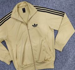 adidas アディダス ジャージ キャメル ブラック ベージュ 3L タグ欠品 