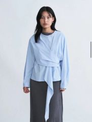 maison de dolce. 長袖シャツ ブルー新品 - メルカリ