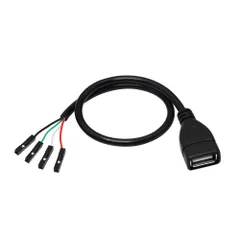 CERRXIAN デュポン ケーブル usb2.0ケーブル 0.3m usb ttl 変換 3.3Vアダプタケーブル TXRX信号4ピン0.1インチピッチ シリアルポート usb 変換 USB延長ケーブル usb Aメス-4pinメス FT232RL ...